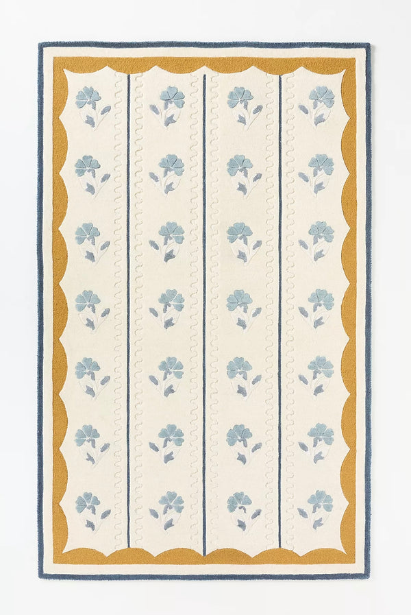 Anthropologie Hand-Tufted Essex Rug | Handmade Wool Area Rugs For Living Room Bedroom Aesthetics Home Décor Custom Large Rugs