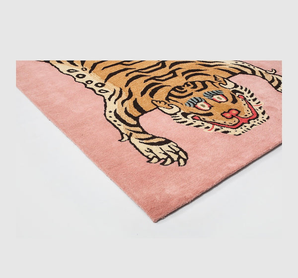 Hand-Tufted Brand New Floral Multicolored Irregular Shape Rug | Woolen Handmade Area Rugs For Living Room Bedroom Aesthetics Home Décor Rugs