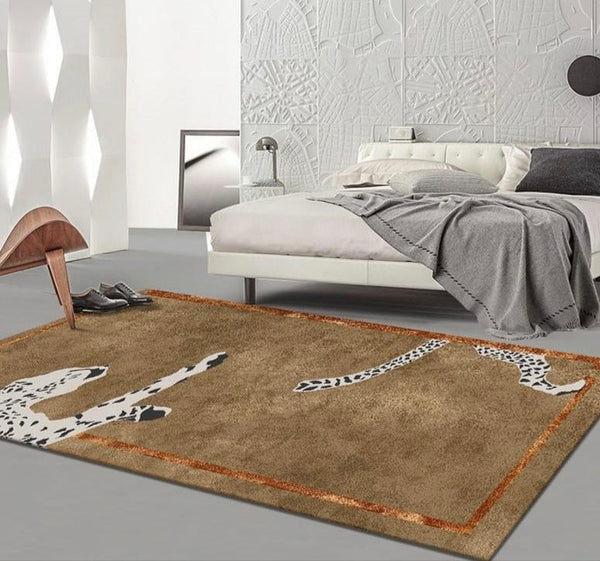 Hand-Tufted Brand New Floral Multicolored Irregular Shape Rug | Woolen Handmade Area Rugs For Living Room Bedroom Aesthetics Home Décor Rugs