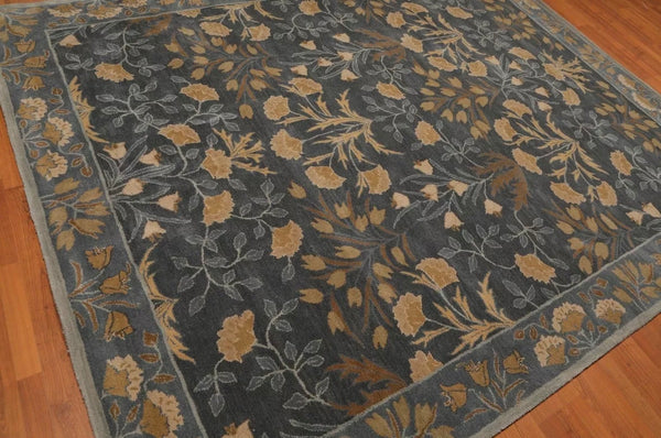 Hand-Tufted Brand New Floral Multicolored Irregular Shape Rug | Woolen Handmade Area Rugs For Living Room Bedroom Aesthetics Home Décor Rugs