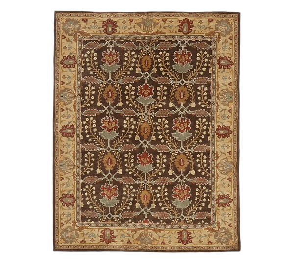 Hand-Tufted Brand New Floral Multicolored Irregular Shape Rug | Woolen Handmade Area Rugs For Living Room Bedroom Aesthetics Home Décor Rugs