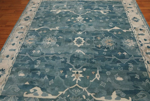 Hand-Tufted Brand New Floral Multicolored Irregular Shape Rug | Woolen Handmade Area Rugs For Living Room Bedroom Aesthetics Home Décor Rugs