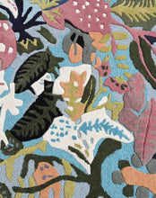 Hand-Tufted Brand New Floral Multicolored Irregular Shape Rug | Woolen Handmade Area Rugs For Living Room Bedroom Aesthetics Home Décor Rugs